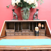 Load image into Gallery viewer, x SOLD Antique Writing Bureau Desk, French Oak Drop Front Bureau Desk Chest of Drawers B10535