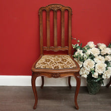 Load image into Gallery viewer, x SOLD Pair of Antique French Oak Hall Chair, Side Chairs, Foyer Chairs. B10392