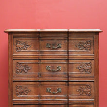 Load image into Gallery viewer, x Sold Vintage French Lingerie Chest, Tall Boy Chest, Bedside Cabinet, Chest of Drawers B10482