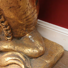 Load image into Gallery viewer, x SOLD Vintage Italian Gilt Lion Pedestal Hall Table, Console Table, Sofa or Side Table B10993