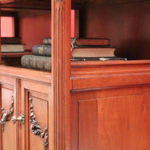 Load image into Gallery viewer, x SOLD Pair Antique French Walnut and Marble Bedside Table Lamp Tables Hall Cupboards B10845