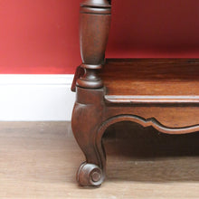 Load image into Gallery viewer, x SOLD Vintage French Oak Drop/Fall Front Kneading Trough Hallway Table Cabinet Stand B10703