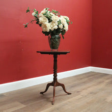 Load image into Gallery viewer, x SOLD Antique English Mahogany Writing or Reading Table, Tilt Top Wine Or Lamp Table B11247