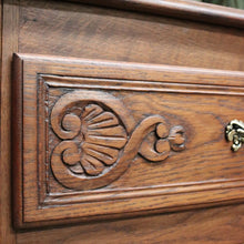 Load image into Gallery viewer, x SOLD Antique French Chest of Drawers, 3 Drawer Hall Table, Hall Cabinet Large Bedside B10296