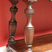 Load image into Gallery viewer, x SOLD Vintage French Oak Drop/Fall Front Kneading Trough Hallway Table Cabinet Stand B10703