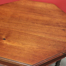 Load image into Gallery viewer, x SOLD Antique English Occasional Table, Antique Walnut Octagonal Side Table Lamp Table. B9695