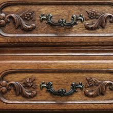 Load image into Gallery viewer, x SOLD Antique French Secretaire Bookcase with Desk, Drop front Writing Bureau Bookcase B10460