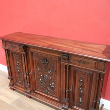 Load image into Gallery viewer, x SOLD Antique French Walnut Sideboard, Narrow Antique Hall Cabinet, Hall Cupboard B11070