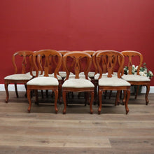 Load image into Gallery viewer, x SOLD Set of 12 Antique Dining Chairs, Antique English Mahogany Kitchen Chairs B11144