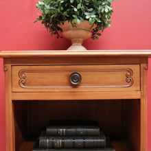 Load image into Gallery viewer, x SOLD Vintage French Cherrywood Bedside Tables, Lamp Table or Side Wine Table B11091
