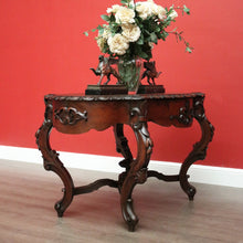 Load image into Gallery viewer, x SOLD Antique French Oak Centre Table Sofa Table, Cross Stretcher Base Table with Fleur de Lis to Apron. B10331