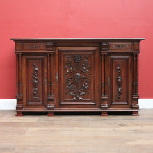 Load image into Gallery viewer, x SOLD Antique French Walnut Sideboard, Narrow Antique Hall Cabinet, Hall Cupboard B11070