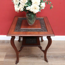 Load image into Gallery viewer, Antique English Mahogany 2 Tier Wine Table, Lamp Table, Occasional Table B10985