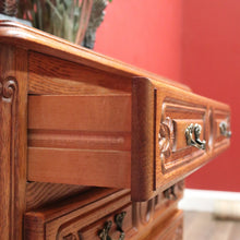 Load image into Gallery viewer, x SOLD French Chest of Drawers, Vintage French Oak 3 Drawer Chest Hall Cabinet Cupboard B10933