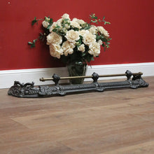 Load image into Gallery viewer, x SOLD Vintage Cast Iron and Brass Fire Fender, or Fire Place Curb. B11279