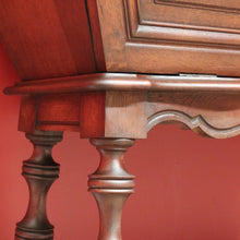 Load image into Gallery viewer, x SOLD Vintage French Oak Drop/Fall Front Kneading Trough Hallway Table Cabinet Stand B10703