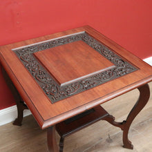 Load image into Gallery viewer, Antique English Mahogany 2 Tier Wine Table, Lamp Table, Occasional Table B10985