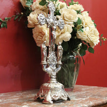 Load image into Gallery viewer, x SOLD Antique French Church, Free Standing Crucifix, Jesus on Cross Large Cross Christ B11029