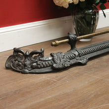 Load image into Gallery viewer, x SOLD Vintage Cast Iron and Brass Fire Fender, or Fire Place Curb. B11279