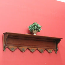 Load image into Gallery viewer, x SOLD Antique French Coat Rack, Coat and Scarf Rack Umbrella Holder Oak Brass Hat Rack B10763