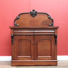 Load image into Gallery viewer, x SOLD Antique Australian Cedar Two Door Sideboard, Hall Cabinet, Chiffonier, Buffet B10799