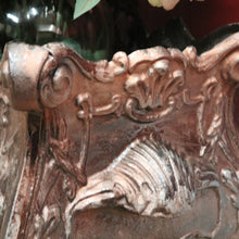 Load image into Gallery viewer, x SOLD Antique French Cast Iron Jardinière, Planter, Plant Stand, Kindling Holder B11035