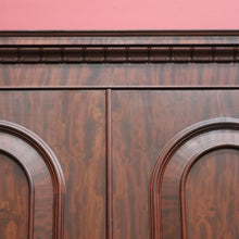 Load image into Gallery viewer, x SOLD Antique Victorian Mahogany Wardrobe with built in Chest of Drawers, Linen Press. B10329