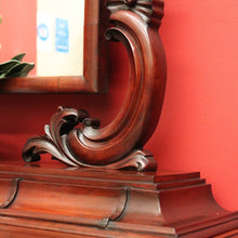 Load image into Gallery viewer, x SOLD Antique Dressing Table, Antique English Mahogany 6 Drawer Mirror Dressing Table. B9671