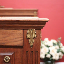 Load image into Gallery viewer, x SOLD Antique French Oak Bed Double Bed Head Foot and Side rails with slats. B10846