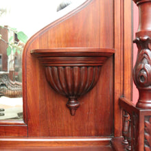 Load image into Gallery viewer, x SOLD Antique English Sideboard, Walnut Mirror Back Sideboard Cabinet Cupboard. B9875