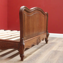 Load image into Gallery viewer, x SOLD Double Bed, Antique French Walnut Double Bed Frame and Slats, Head, Foot, Sides B10874