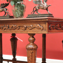 Load image into Gallery viewer, x SOLD Antique French Desk, Stretcher Base Desk or Table for Four. Antique Office Desk B10870