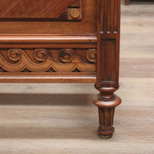 Load image into Gallery viewer, x SOLD Antique French Walnut Bed, French Walnut Double Bed including Slats, DOUBLE B10835