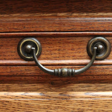 Load image into Gallery viewer, x SOLD Pair of Vintage French Lamp Tables or Bedside Tables Drawer and Cupboard Storage B10664