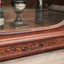 Load image into Gallery viewer, x SOLD Antique French Walnut Bookcase, French Linen Press or Walnut China Cabinet Glass B11111