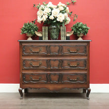 Load image into Gallery viewer, x SOLD Vintage French Chest of Drawers, 3 Drawer Hall Cupboard Cabinet Chest of Drawers. B10194