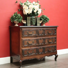 Load image into Gallery viewer, x SOLD Vintage French Chest of Drawers, 3 Drawer Hall Cupboard Cabinet Chest of Drawers. B10194