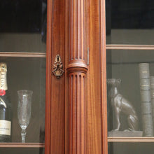 Load image into Gallery viewer, x SOLD Antique English Mahogany Bookcase, 8 Door Breakfront China Cabinet Bookcase. B1116x5
