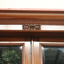 Load image into Gallery viewer, x SOLD Antique English Mahogany Bookcase, 8 Door Breakfront China Cabinet Bookcase. B1116x5