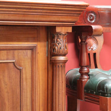Load image into Gallery viewer, x SOLD Antique English Mahogany Bookcase, 8 Door Breakfront China Cabinet Bookcase. B1116x5