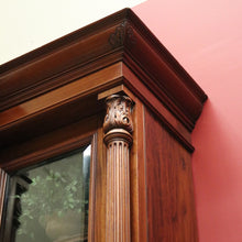 Load image into Gallery viewer, x SOLD Antique English Mahogany Bookcase, 8 Door Breakfront China Cabinet Bookcase. B1116x5