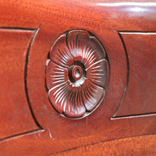 Load image into Gallery viewer, x SOLD Vintage 1970-1980s Office Chair Emerald Green Leather Mahogany Button Seat Chair. B11167