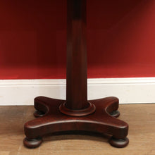 Load image into Gallery viewer, x SOLD Antique English Mahogany Hall Table, Two Drawer Hall Lamp or Side Table, Desk. B11263