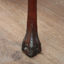 Load image into Gallery viewer, x SOLD Antique Australian Maple Lamp Table, Claw and Ball Foot Side, Hall or Wine Table. B11272