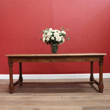 Load image into Gallery viewer, x SOLD Antique French Oak Refectory Table, Dining Kitchen Table with Two Leaves. B11269