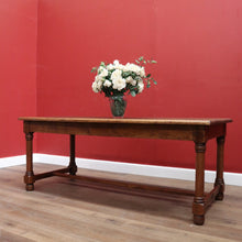 Load image into Gallery viewer, x SOLD Antique French Oak Refectory Table, Dining Kitchen Table with Two Leaves. B11269