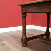 Load image into Gallery viewer, x SOLD Antique French Oak Refectory Table, Dining Kitchen Table with Two Leaves. B11269