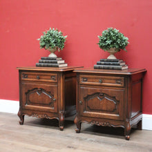 Load image into Gallery viewer, x SOLD Pair of Antique Lamp Tables, Antique French Bedside Tables, Bedside Cabinets B11039