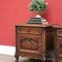 Load image into Gallery viewer, x SOLD Pair of Antique Lamp Tables, Antique French Bedside Tables, Bedside Cabinets B11039