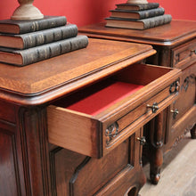 Load image into Gallery viewer, x SOLD Pair of Antique Lamp Tables, Antique French Bedside Tables, Bedside Cabinets B11039